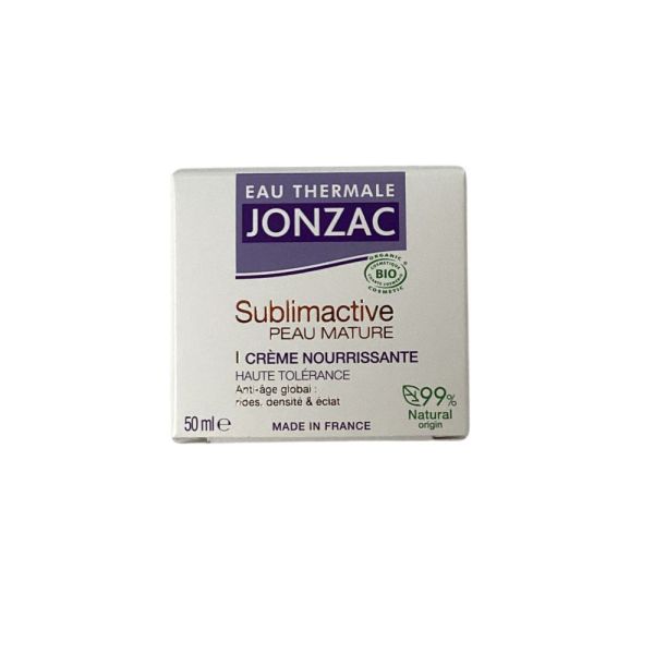Eau Thermale Jonzac - Sublimactive Crème Nourrissante BIO - 50 ml