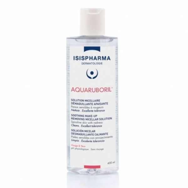 Isispharma - AQUARUBORIL Solution micellaire démaquillante apaisante - 400 ml