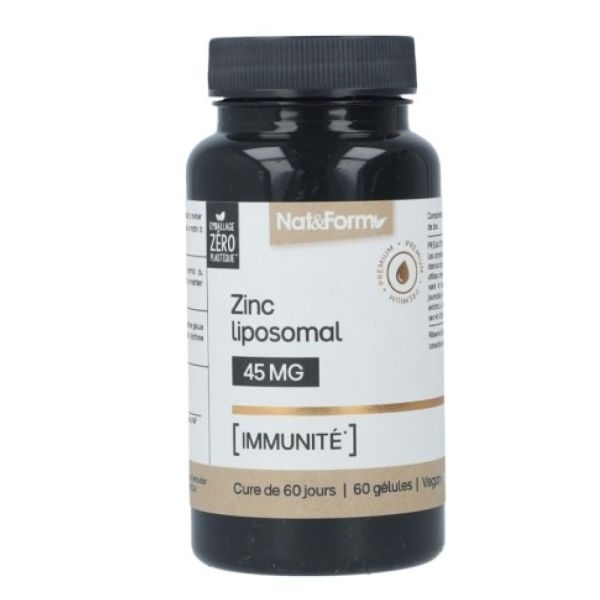 Nat&Form - Zinc liposomal immunité - 60 gélules