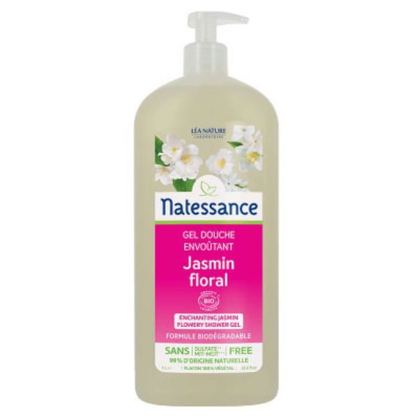 Natessance - Gel douche envoûtant Jasmin floral - 1L