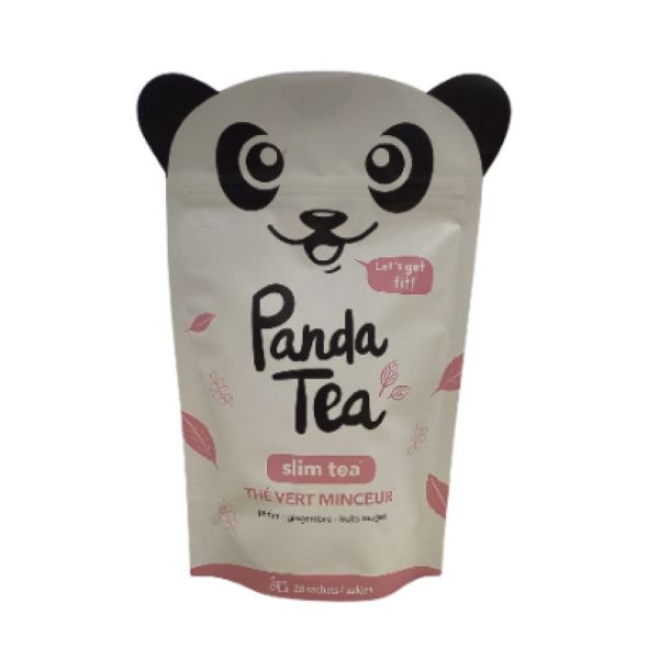 Panda Tea - Slim tea thé vert minceur gingembre et fruits rouges - 28 sachets