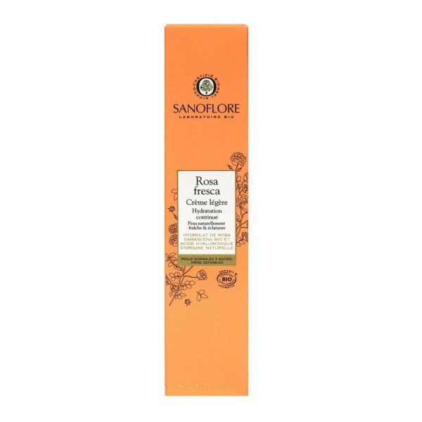 Sanoflore - Rosa Fresca crème légère hydratation - 40 ml