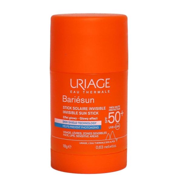 Uriage - Bariésun Stick Solaire Invisible SPF50+ - 18 g