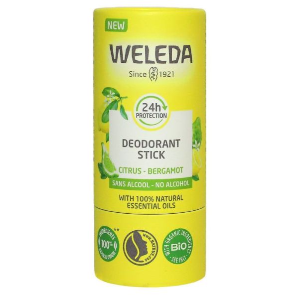Weleda - Déodorant stick Citrus-Bergamot - 50g