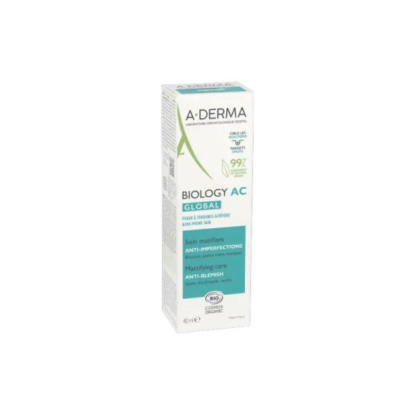 Aderma - Biolog AC Soin Global matifiant - 40 ml