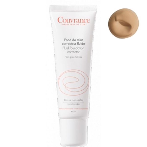 Avène - Couvrance - Fond de teint correcteur fluide SPF 20- 30mL - 3.0 Sable