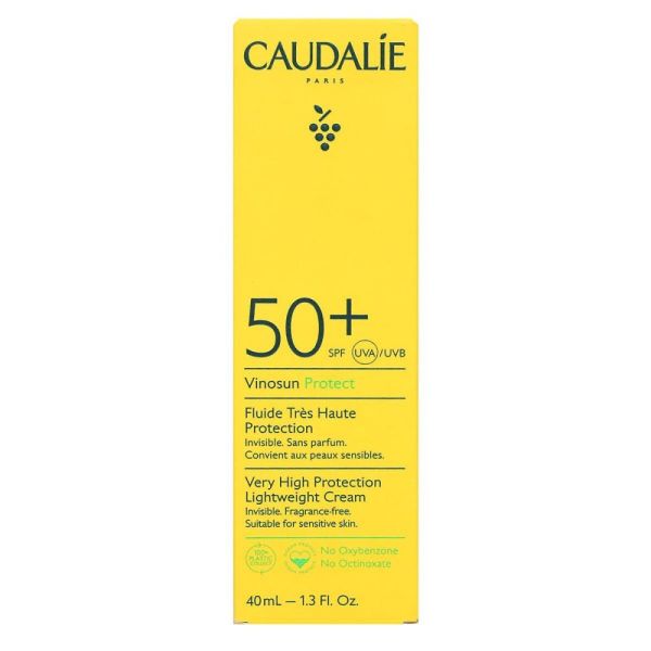 Caudalie - Vinosun protect fluide très haute protection SPF50+ - 40ml
