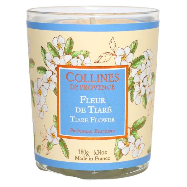 Collines de Provence - Bougie Fleur de tiaré - 180g