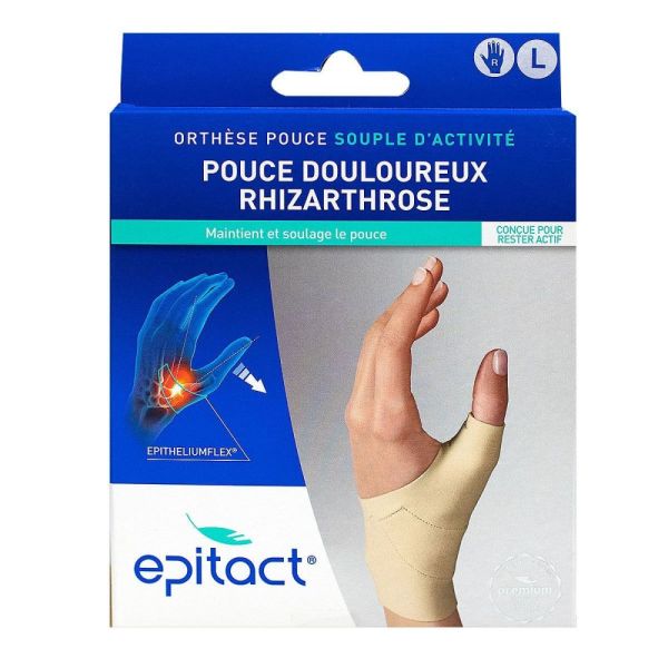 Epitact - Orthèse souple de jour Pouce douloureux Rhizarthrose