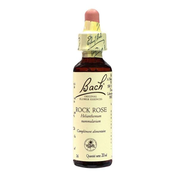 Fleurs de Bach Original - Rock rose Hélianthème - 20ml