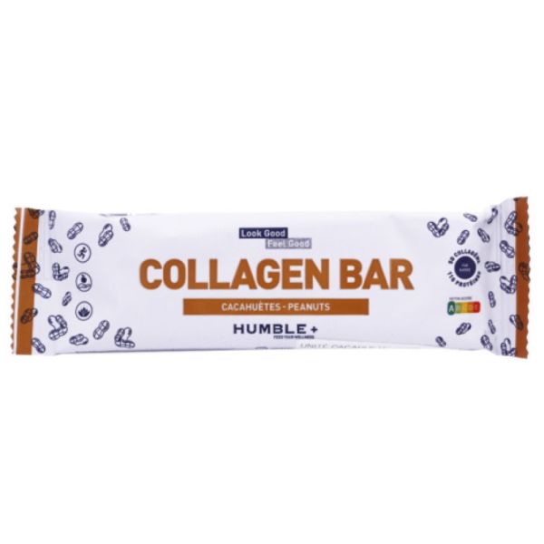 Humble+ - Proteine+ collagène Barre Cacahuète peanut - 45g