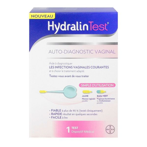 Hydralin - Test auto-diagnostic vaginal - 1 test