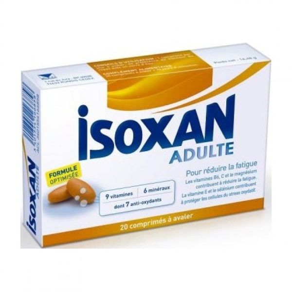 Isoxan - Adulte - 20 comprimés