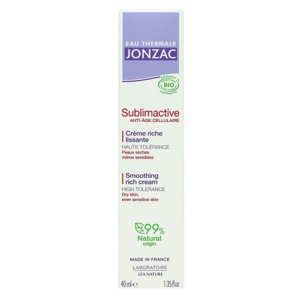 Jonzac - Crème riche lissante - 40mL