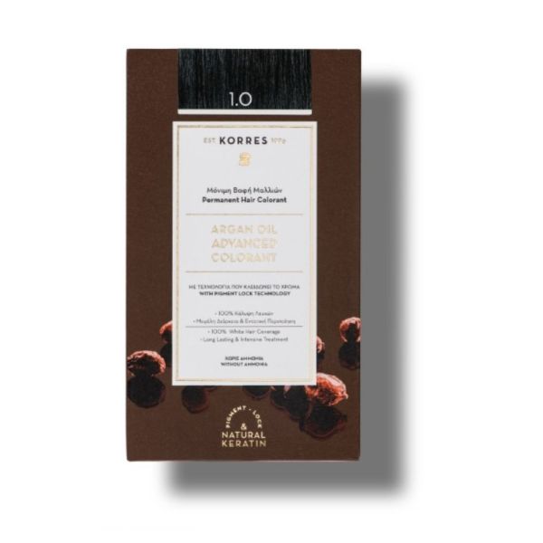 Korres - Coloration Haute Performance - 1.0 Noir