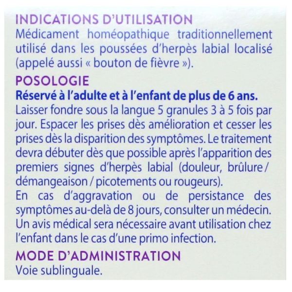 Boiron - Labiameo poussées herpès labial - 3 Tubes