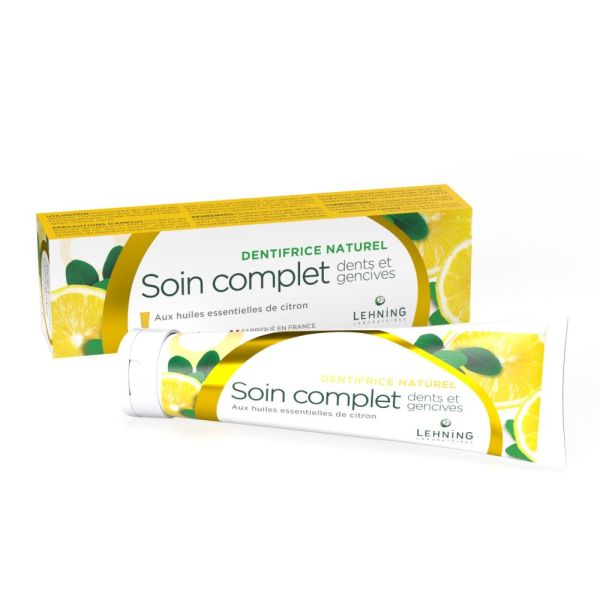 Lehning - Dentifrice Naturel soin dents et gencives - 80g
