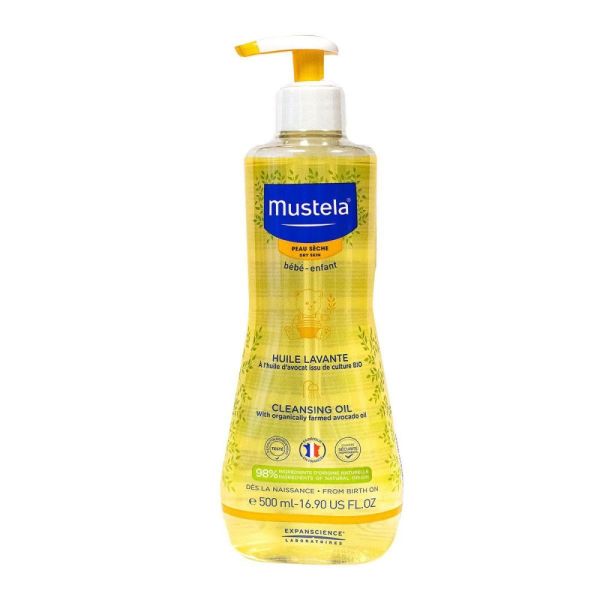 Mustela - Huile lavante peau sèche - 500ml