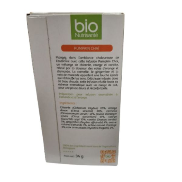 Nutrisanté - Pumpkin Chai - 20 infusions