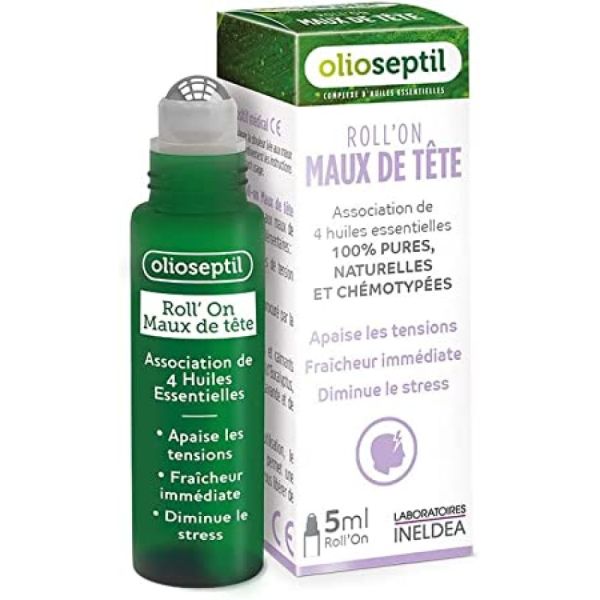 Olioseptil - Roll'on maux de tête - 5mL