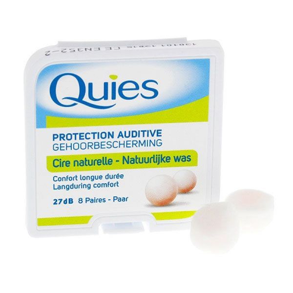 Boule Quies en cire naturelle - Protection auditive - Pharmacie