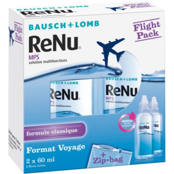 Renu - MPS - Solution multifonctions Flight Pack - 2x60ml