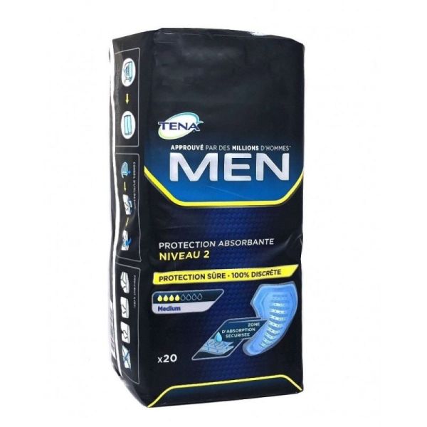 Tena men - Protections pour hommes Niveau 2 - 20 protections