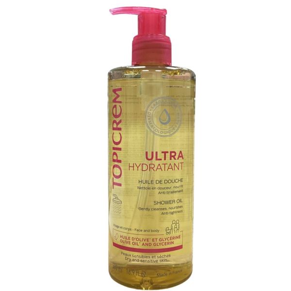 Topicrem - Ultra Hydratant Huile de Douche - 500 mL
