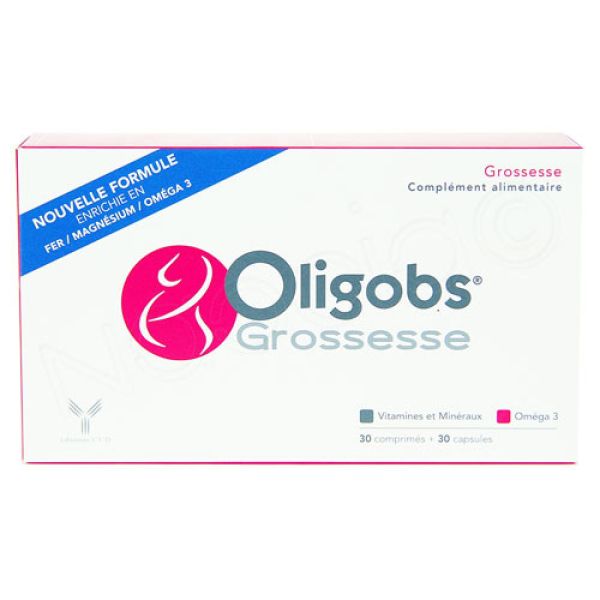 CCD - Oligobs Grossesse nouvelle formule - 30 comprimés + 30 capsules