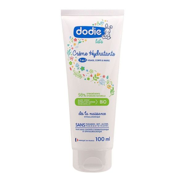 Dodie - Crème hydratante 3 en 1 - 100 ml