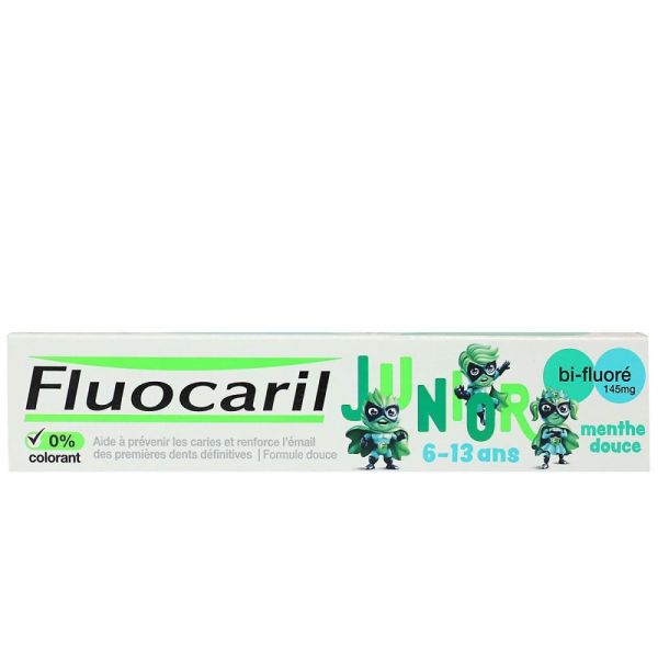 Fluocaril - Dentifrice Junior menthe douce - 75 mL