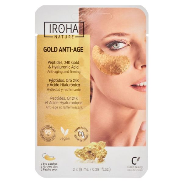 Iroha Nature - Gold anti-age - 2 patchs yeux