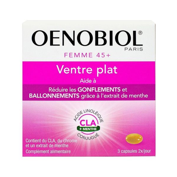 Oenobiol - Femme 45+ ventre plat - 60 capsules