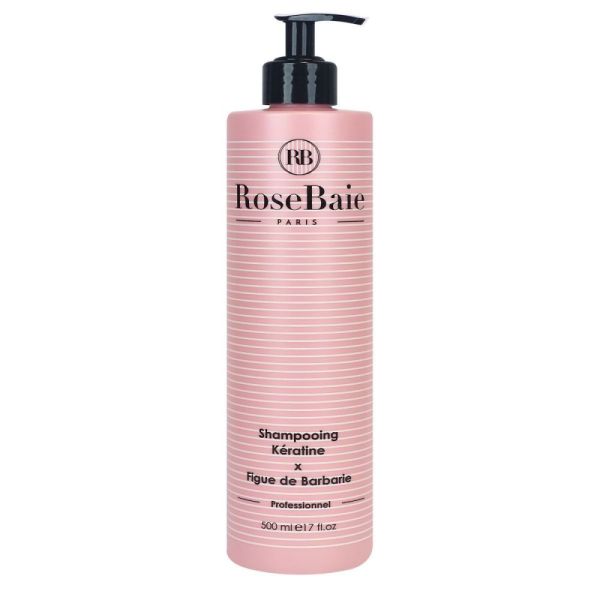 RoseBaie - Shampooing Kératine X Figue de Barbarie - 500ml