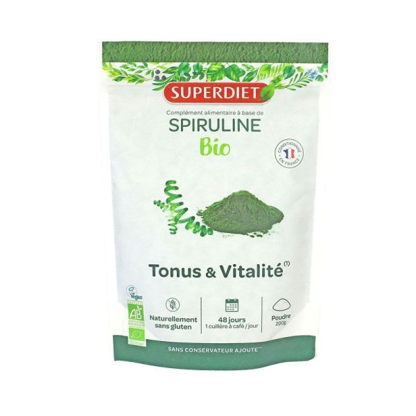 Superdiet - Spiruline tonus et vitalité - 200 g