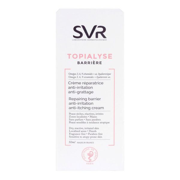 SVR - Topialyse barrière crème réparatrice - 50 ml