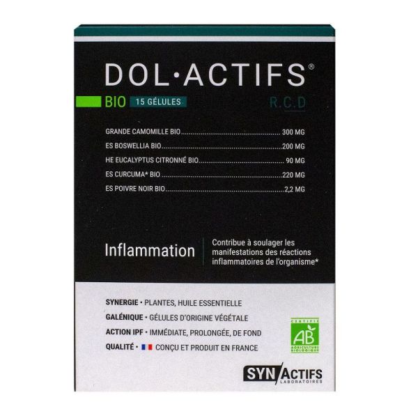 Synactifs - DolActifs Bio - 15 Gélules
