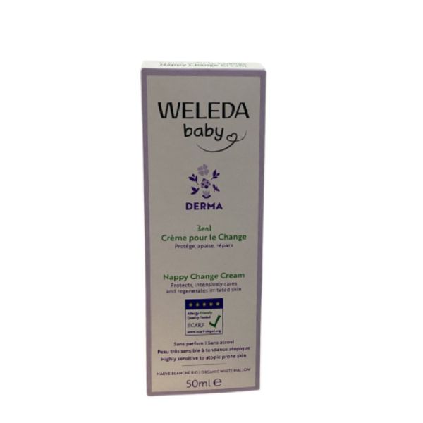 Weleda - Baby Derma Crème Pour le Change 3en1 - 50 ml