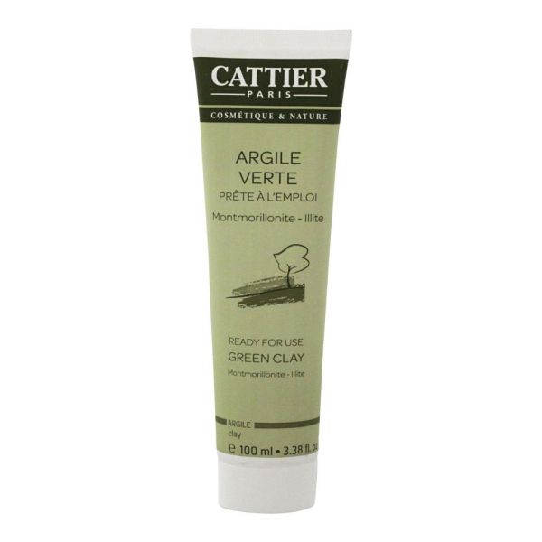 Cattier - Argile verte prête à l'emploi - 100ml