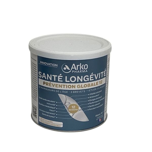 Arkopharma - Santé Longévité Prévention Globale 12 - 285g