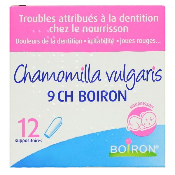 Boiron - Chamomilla vulgaris 9CH - 12 suppositoires