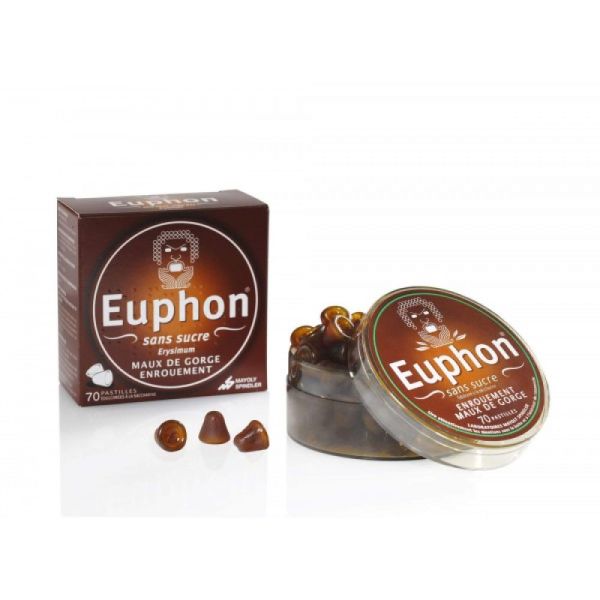 Euphon - Sans sucre - 70 pastilles
