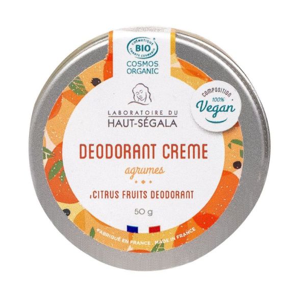 Haut Ségala - Deo Creme Agrume - 50G