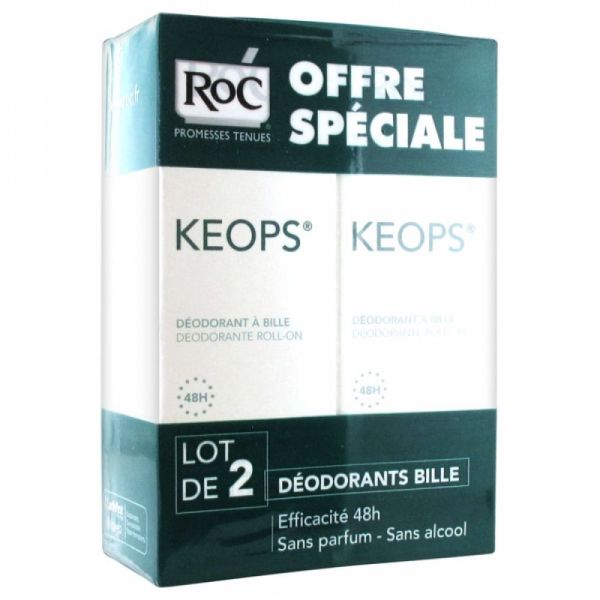 Keops - Déodorant à bille - 2x30ml