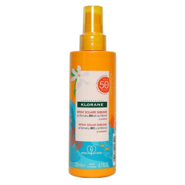KLORANE - Spray solaire sublime SPF 50 - 200 ml