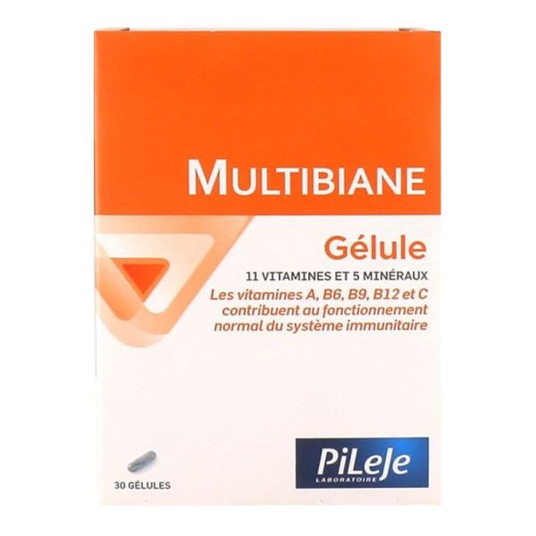 Pileje - Multibiane vitamines & minéraux - 30 comprimés