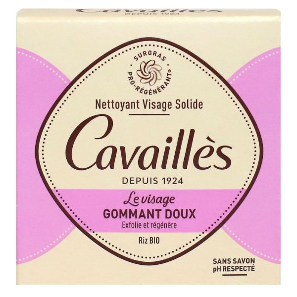 Rogé Cavaillès - Nettoyant visage solide gommant doux - 70g
