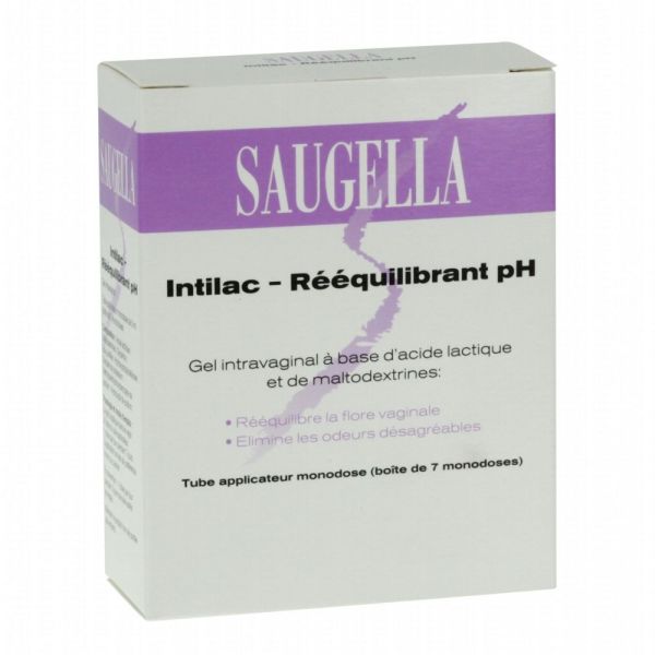 Saugella - Intilac rééquilibrant pH - 7 monodoses