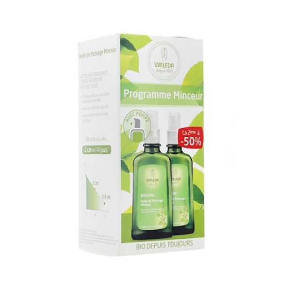 Weleda - Bouleau huile de massage minceur - 2 x 100 ml