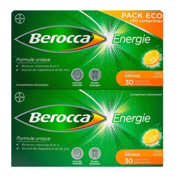 Berocca - Energie - 2x30 comprimés